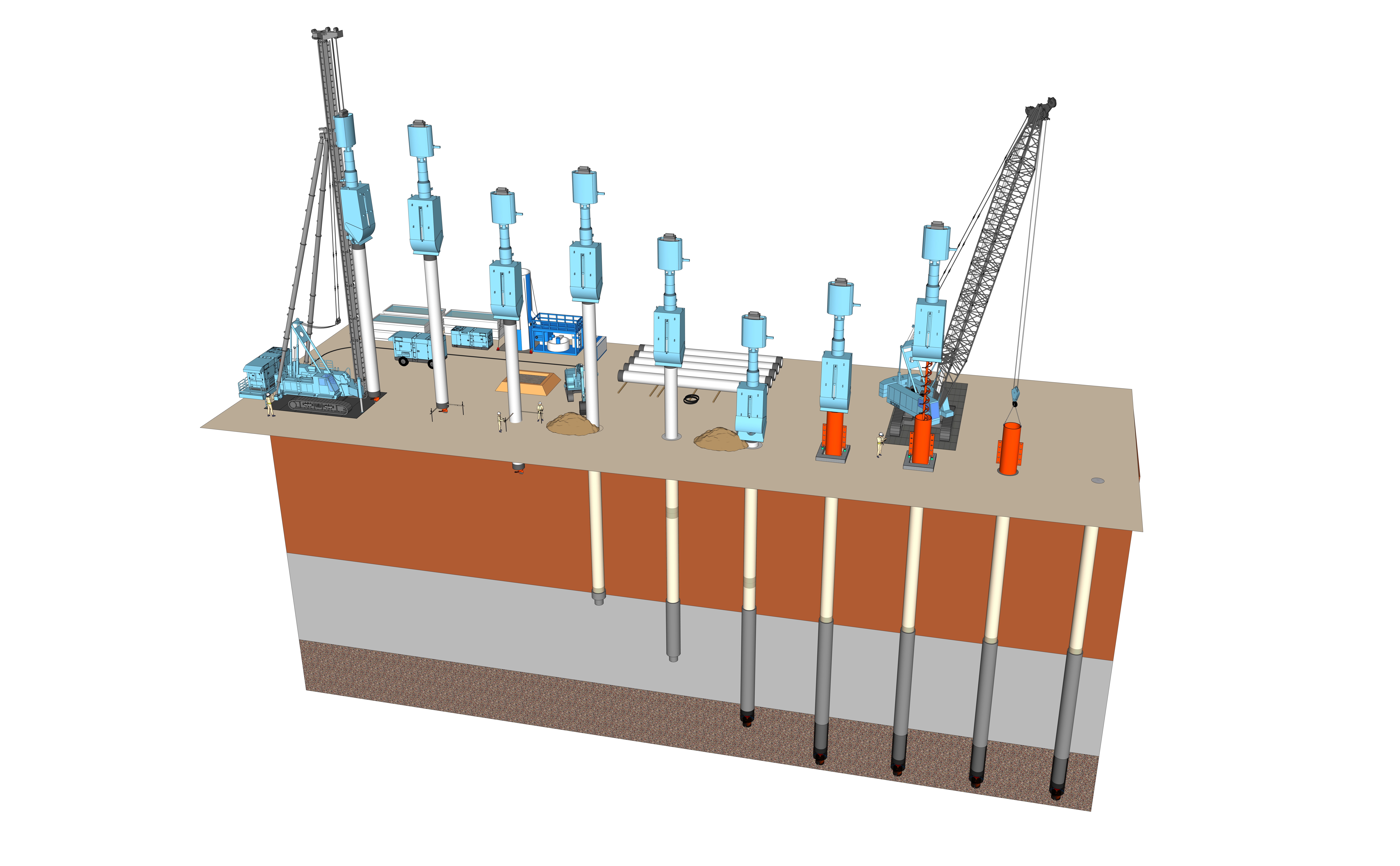 CGイラスト：Hyper-NAKS2工法